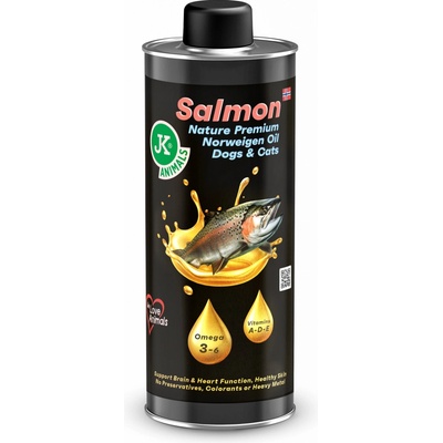JK Animals Nature Premium Norweigen Salmon Oil 250 ml