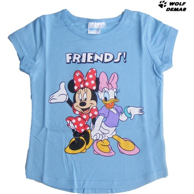 Setino dívčí tričko 209 Minnie a Daisy modrá