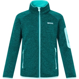 Regatta Детско поларено яке Regatta Kid's Junior Newhill Fleece jacket - Dark Forest(Glacier Green) - размер 7-8 Years (703-7789-0911)