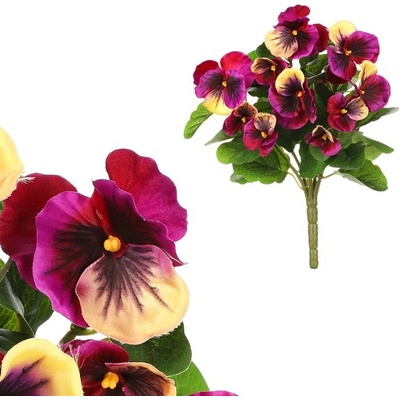 Maceška - fialovo-žlutá – Zboží Mobilmania