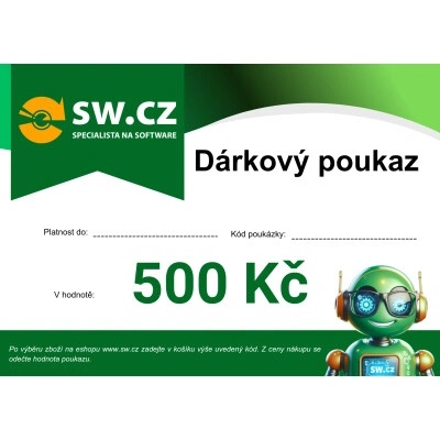 Dárkový poukaz na 500 Kč