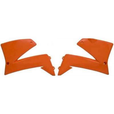 UFO kryty chladiče KTM 640 LC 4 SM, 660 SMC 04-07 barva oranžová