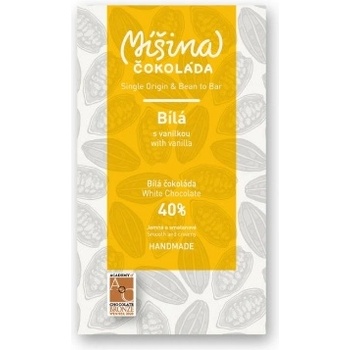 Míšina čokoláda Шоколад Смесен шоколад, Бял шоколад с ванилия, 40%