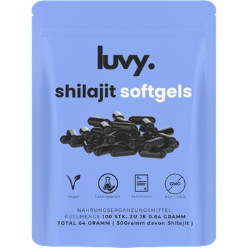 Luvy Shilajit - 100 гел-капсули