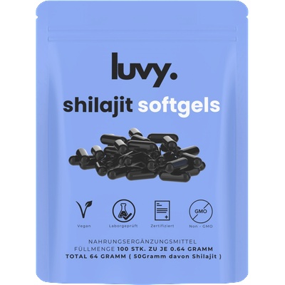 Luvy Shilajit - 100 гел-капсули