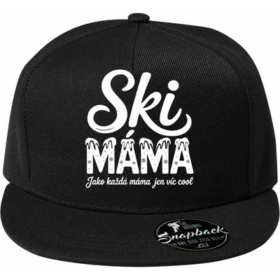 Ski Máma.Jako každá máma jen víc cool bílý tisk 5P – Hledejceny.cz