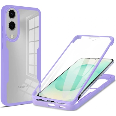 Techsuit Калъф за Samsung Galaxy S25 Edge - Techsuit - ColorVerse 360 Series + Screen Protector - Purple