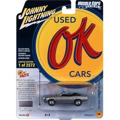 Johnny Lightning Chevrolet Camaro RS/SS Convertible 1969 1:64