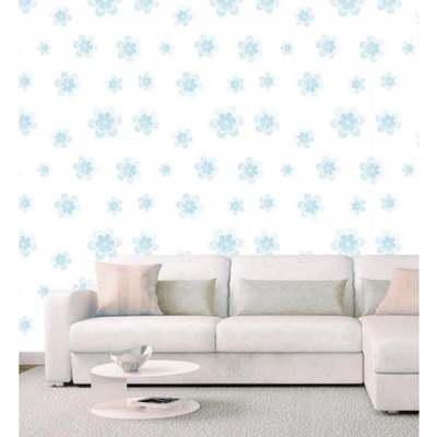 DIMEX ART Луксозна флизелинова тапета сини цветя