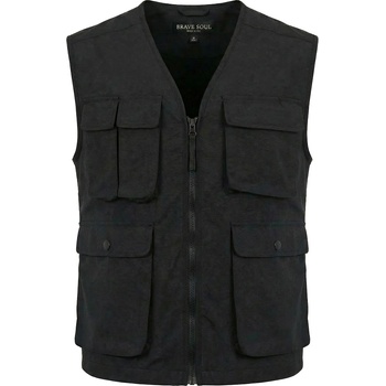 BRAVE SOUL Мъжки елек BRAVE SOUL® Trackvest Utility Men Cargo Waistcoat