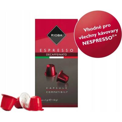RIOBA Espresso Decaffeinato 11 ks