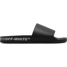 Off White Industrial Belt Slides Black White