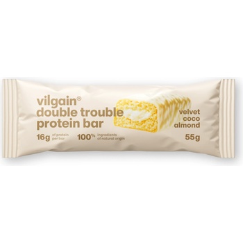 Vilgain Double Trouble протеинов бар - Кокосово-бадемов крем