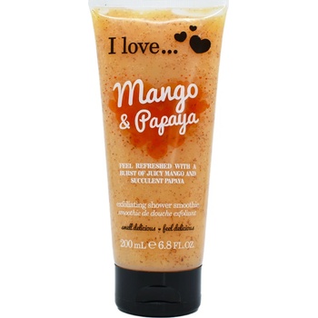 I love Mango & Papaya Exfoliating Shower Smoothie Peeling 200 ml