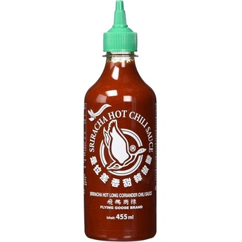 Flying Goose Chilli omáčka Sriracha hot s koriandrom 455 ml