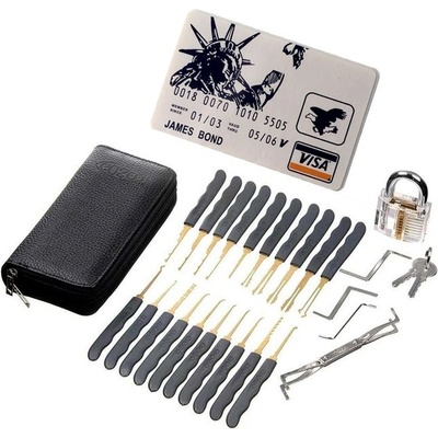 Mobilly Комплект локуми 30 в 1 с прозрачна учебна ключалка (ML0003)