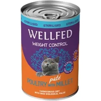 PETINTEREST Wellfed Weight Control Sterilised Cat Poultry and Millet консерва за кастрирани котки 400gr