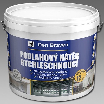 Den Braven Podlahový nátěr rychleschnoucí 4 kg – Sleviste.cz
