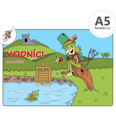 Omaľovánka A5 Vodníci