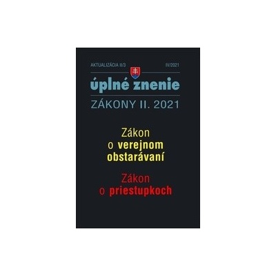 Aktualizácia II/3 2021 Zákon o verejnom obstarávaní, Zákon o priestupkoch