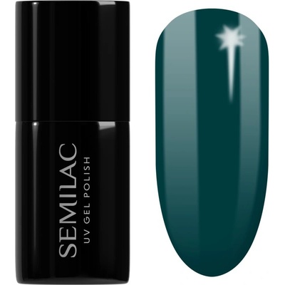Semilac UV Hybrid Winter Collection gelový lak na nehty s použitím UV/LED lampy odstín 606 Cool Green 7 ml