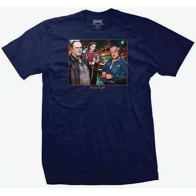 DGK tričko Boys night Tee Navy