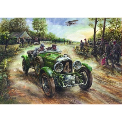 Pohlednice 3D Bentley 1929