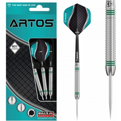 BULL'S Artos AR1 80% šipky steel 13704 24g