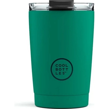 Cool Bottles třívrstvý termohrnek Vivid quertzal 330 ml