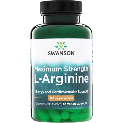 Swanson L-Arginine Max Strength 850 90 kapsúl