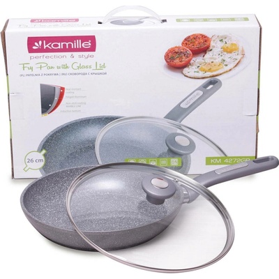 Kamille Tradiční pánev granitová 26 cm