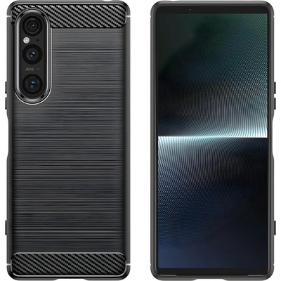 Techsuit Carbon Shield TPU калъф за Sony Xperia 1 V - Черен KP29167 (29167)