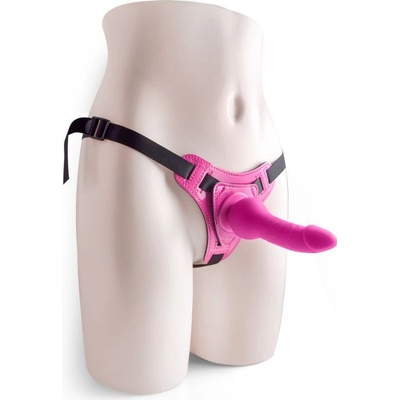 Toyz4lovers Cintura Regolabile Strap On Pink Strap on dildo s postrojem Růžové