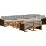 vidaXL Комплект дивани за открито 9 бр (3383524)