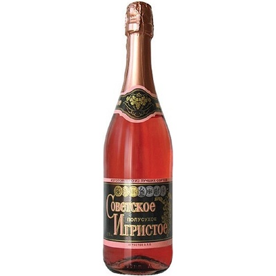 Sovietskoje Igristoje Rosé polosuché šumivé víno 0,75 l