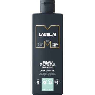 label.m organic Lemongrass Moisturising Shampoo 300 ml