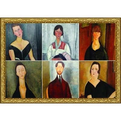 Grafika Koláž Modigliani 500 dílků
