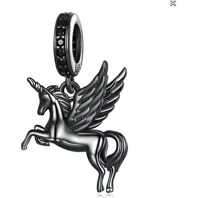 Prosperk Korálek na náramek black unicorn S2520