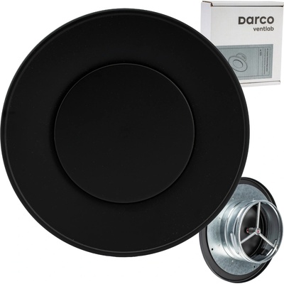 Darco kulatý 125 mm černý