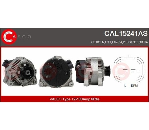 generátor CASCO CAL15241AS
