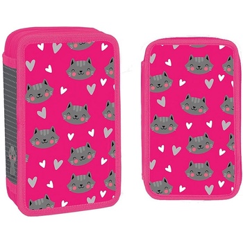 S-Cool Несесер с пособия S. Cool - Kitty, с 2 ципа, 29 части (SC2448)