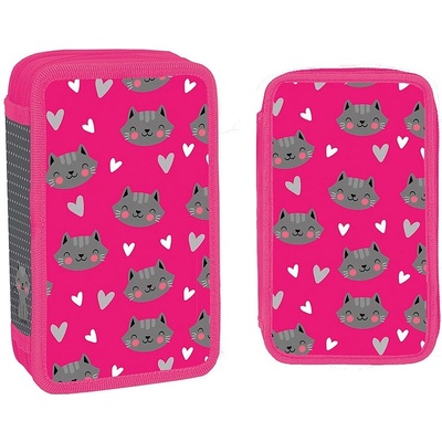 S-Cool Несесер с пособия S. Cool - Kitty, с 2 ципа, 29 части (SC2448)