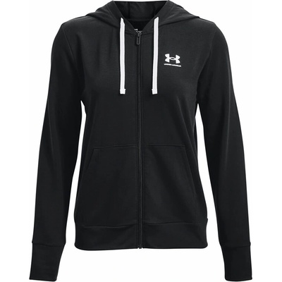 Under Armour Rival Terry FZ Hoodie čierna biela