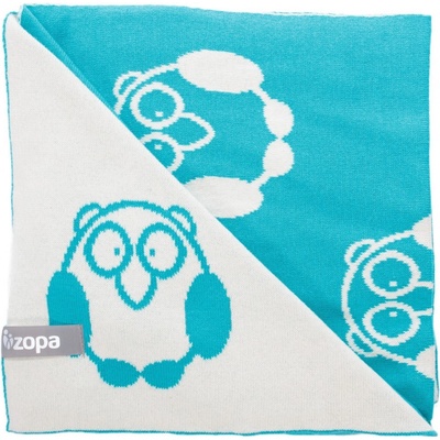 ZOPA Dětská deka Little Owl Grey