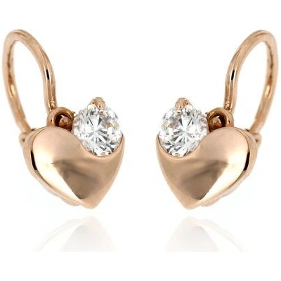 Zlatnictví U Kostela dětské náušnice srdíčka 1178R
