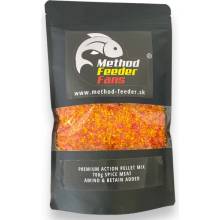 Method Feeder Fans Premium Action Pellet Mix 700g Spice Meat