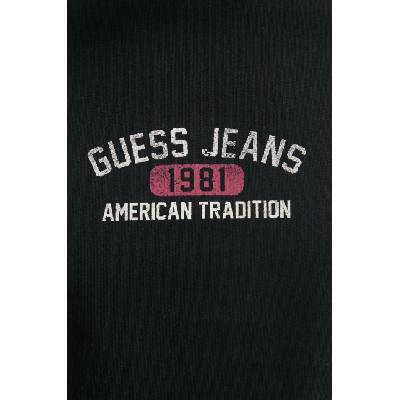 Guess Jeans Памучна тениска Guess Jeans в черно с принт M5RI77 K8FQ4 (M5RI77.K8FQ4)