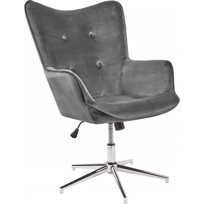 Anvicti1 Lounger šedé samet otočné