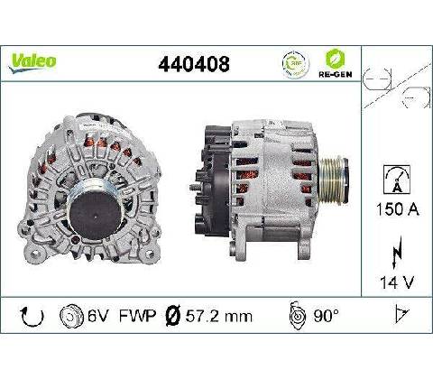 Generátor VALEO 440408