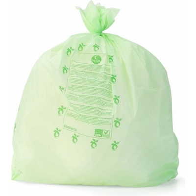 Brabantia Торбички за кош Brabantia PerfectFit 647031, Размер C, 10-12 л, 10 броя, Биоразградими, Зелен (647031)